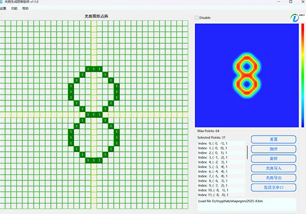 Software-defined interface for laser beam editing