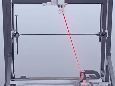 Coaxial spot-following system